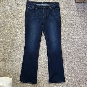 Soho Women's Deep Indigo Boot Cut Jeans 18 Tall Casual Denim